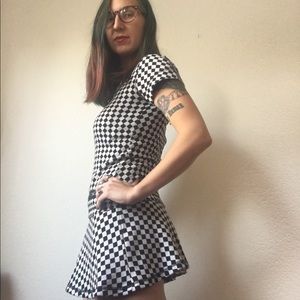 Checkered Zara Dress